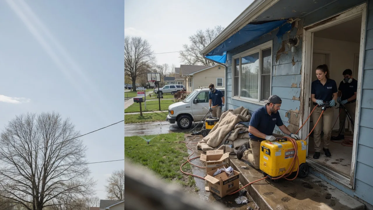 Basement Flood Cleanup in Greenleaf, KS near me